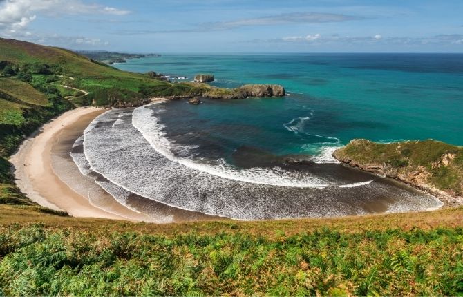 Playa de Torimbia, Asturias