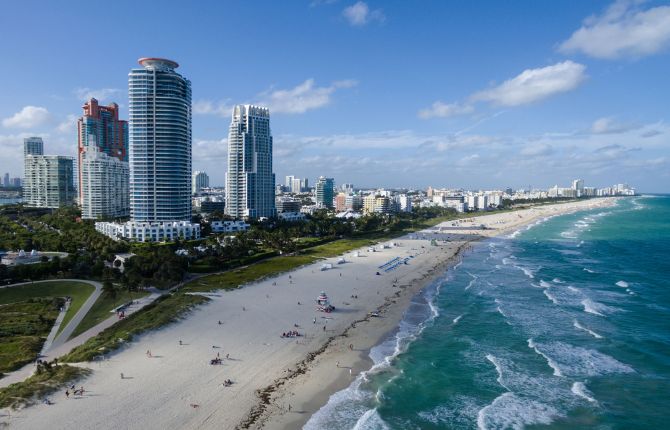 Beaches in Miami South Pointe Park Beach