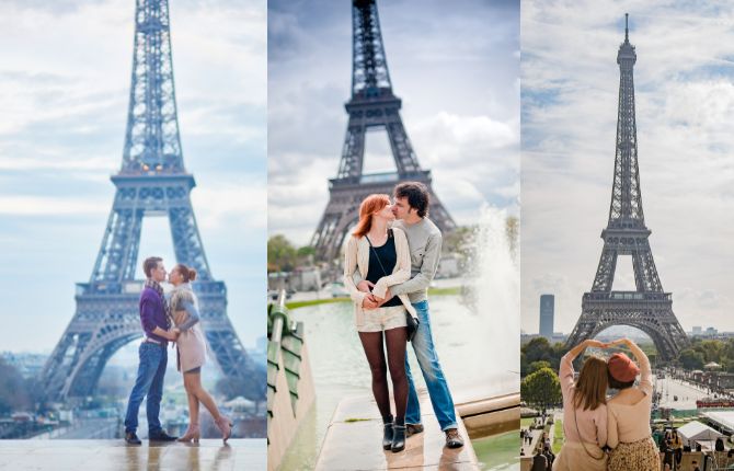 Best Places for Photos Ops near Eiffel Tower