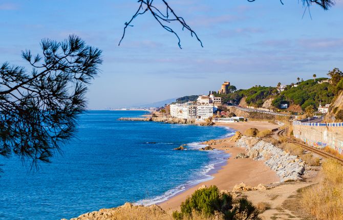 Sant Pol de Mar Beach