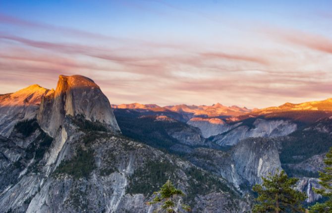 Glacier Point in Yosemite 