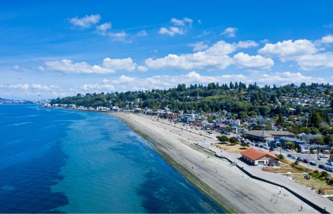 Parks in Seattle Alki Beach Park