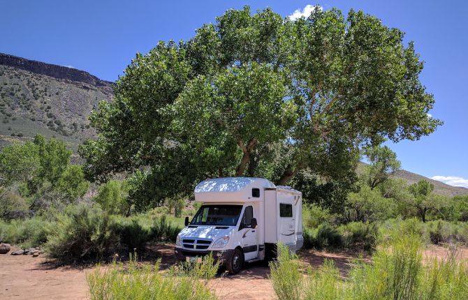 Campgrounds near Zion National Park North Creek Dispersed Camping Area