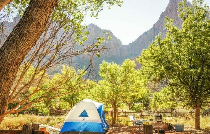 South Campground Zion National Park