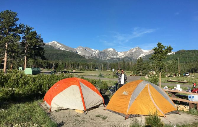 Rocky Mountain National Park Glacier Basin Campground