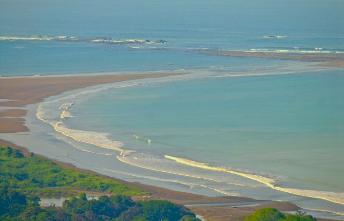 Whale Tail Beach Costa Rica