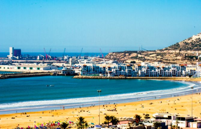 Agadir city in Morocco