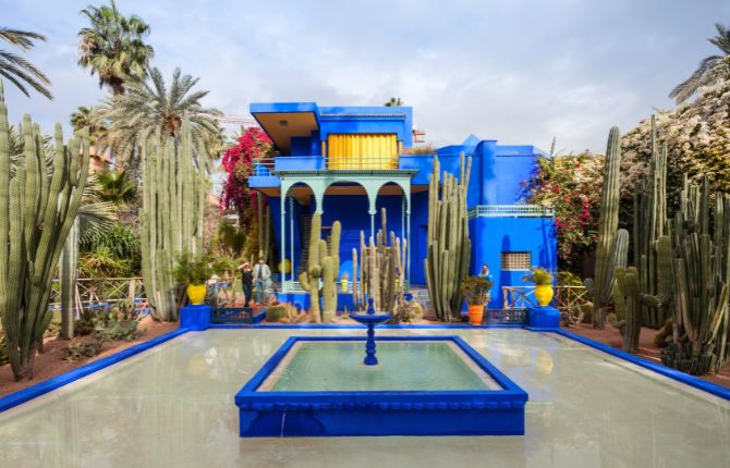 Jardin Majorelle-Yves Saint Laurent Mansion