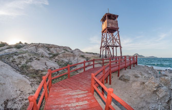 Red Lighthouse Cabo Pulmo National Marine Park