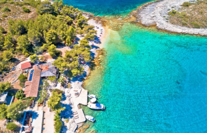 Pakleni Islands best beaches in croatia