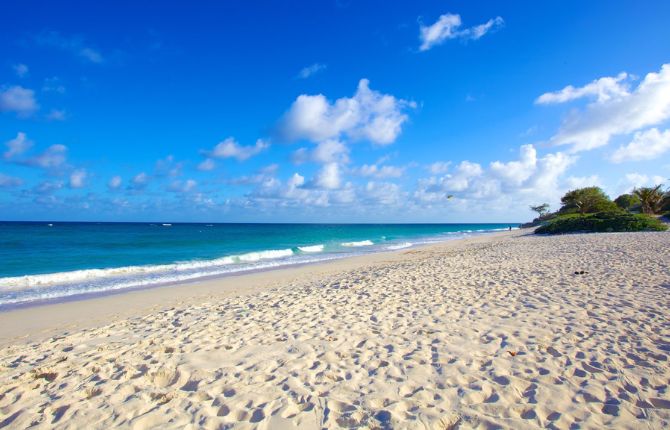 Silver Sands Beach in Barbados